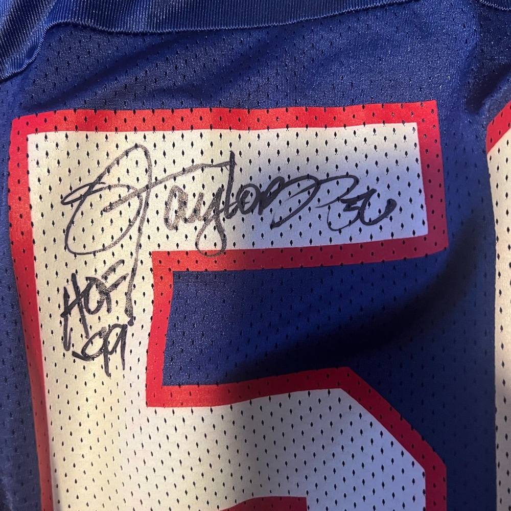 Signed Lawrence Taylor Jersey